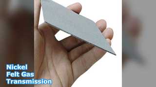 Nickel Fiber Felt Gas Transmission Superior