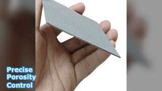 Nickel Fiber Felt for Precise Porosity Control