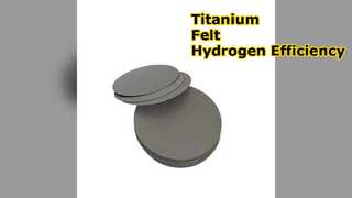 Titanium Fiber Sheet Hydrogen Production