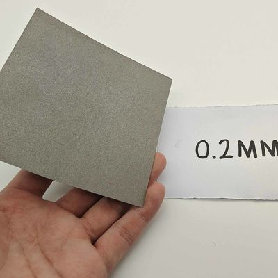 0.5mm-1mm Titanium Felt Paper Porosity 50%-60% Ti Sintered Metal Fiber Felt