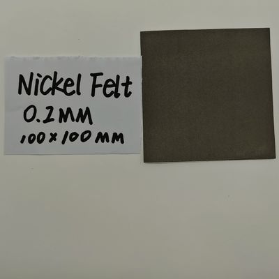 0.2mm Nickel Felt Environmentally Friendly Metal Porous Nickel Sintered Fiber Felt