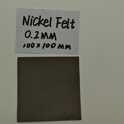 Metal Porous Nickel Sintered Metal Fiber Felt 0.2mm Environmentally Friendly