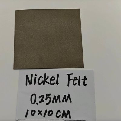 Laser Cutting Porous Nickel Felt High Temperature Sintering Metal Fiber Felt
